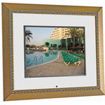 Digital Spectrum MemoryVue MV-1700 - Moldura de Imagem Digital Multifun��o com LCD de 17" - Dourada