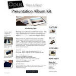 Innova Opus Album with Soft Texture Natural White Paper (200 gsm)