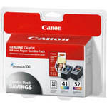 Canon CL-41, CL-52 & Photo Paper Glossy Combo Pack 