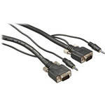 Comprehensive 50' (15.2 m) HR Pro Series Micro VGA HD15 Plug to Plug with Audio Cable