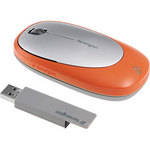 Kensington Ci75m Wireless Notebook Mouse - USB (Orange and Silver)
