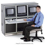 Winsted 3-Bay 19.25" (11U) Slope Console, Model J8540 (Pearl Grey)