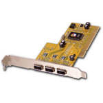 SIIG FireWire Home DV Kit - 3-Port FireWire-400 Host Card and Software