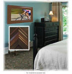 Chief DFK50P  50" Decorative Frame Kit in Pecan