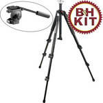 Manfrotto by Bogen Imaging 190XB Tripod Legs (Black) with 128RC (3130) Micro Fluid Head
