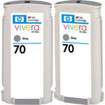 HP / Hewlett-Packard HP 70 Gray Ink Cartridge Twin Pack