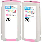 HP / Hewlett-Packard HP 70 Light Magenta Ink Cartridge Twin Pack