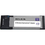 Belkin N Wireless ExpressCard Adapter - Draft 802.11n, 802.11b/g