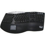 Adesso Teclado Ergon�mico com Contorno Tru-Form Pro com Touchpad -USB (Preto)