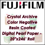 Fujifilm Crystal Archive Color Negative Resin Coated Digital Pearl Paper - 20"x246' Roll  (Glossy)