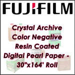 Fujifilm Crystal Archive Color Negative Resin Coated Digital Pearl Paper - 30"x164' Roll  (Glossy)