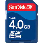 SanDisk 4GB Secure Digital High Capacity (SDHC) Card
