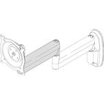 Chief MAC-1003S Flat Panel Extension Arm Kit (Silver)