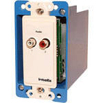 Intelix AVO-A2-WP-F Cat-5 Stereo Audio Wallplate Balun