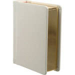Chit Chat Leather Photo Album with Gilded Edges with 4 x 6" Window Opening   (for 36 4 x 6" Photos, Ivory)   