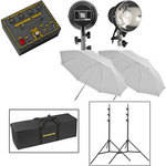 Novatron V400-D Mini Pro 400 Watt/Second Two Head Kit (120VAC)