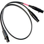 Remote Audio Sound Devices 302/402 Tape-Out to 2 Lectrosonics TX - TA3F to 2 TA5F Line-Level Y-Cable 