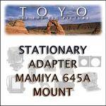 Toyo-View Sliding Adapter with Mamiya 645 Mount