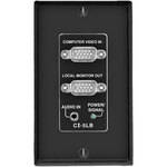 FSR CI-5LB-BLK - Interface de Placa de Parede e EQ (Preto)