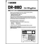 Boss DVD: Owner's Manual for the Boss DR-880 Rhythm Machine