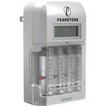 Pearstone Carregador de 3 horas com Display LCD e 4 Baterias "AA" 2900mA