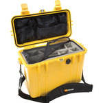 Pelican 1430 Top Loader Case with Photo Divider Set (Yellow)