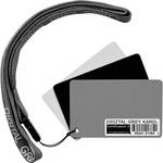 Digital Image Flow Digital Grey Kard  Kit de Cart�es de Balan�o de Branco Padr�o com Al�a Padr�o (Kit com Tr�s Cart�es)