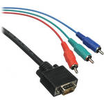 Mitsubishi Component Video D-Sub 15 to RCA VGA-RCA3 Cable 
