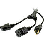 Plus Model CBLPOWER-Y, 10' Power Cable with US Female Y-Connection 