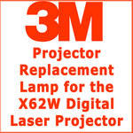 3M Projector Replacement Lamp for the X62W Digital Laser Projector