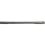 K&M 230/1N Flexible Gooseneck with Lateral Cable Outlet and XLR Connector Bushing (12") (Nickel)
