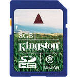 Kingston Cart�o Secure Digital (SDHC) de 8GB 