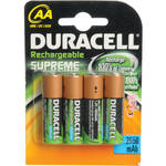 Duracell DC1500B4N AA Rechargeable NiMH Batteries (2650mAh) (4 Pack)