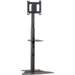 Chief MF1-6000B  Flat Panel Floor Stand for Displays up to 50" (Black)