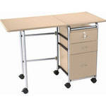 Balt Fold-N-Stow Workstation (Teak)