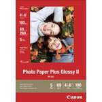 Canon Photo Paper Plus Glossy II (260gsm) for Inkjet - 4 x 6" (100 Sheets)