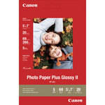 Canon Photo Paper Plus Glossy II (260gsm) for Inkjet - 5 x 7" (20 Sheets)
