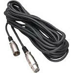 Bogen Communications 3-Pin XLR Male to XLR Female Mic Cable - 25'