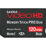 SanDisk 8GB Video HD Memory Stick PRO Duo Memory Card 