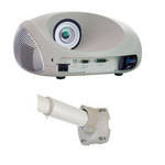 3M SCP712, XGA, 2000 Lumen, Super Close Projection System with Fixed Wall Mount       