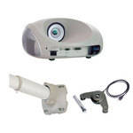 3M SCP712, XGA, 2000 Lumen, Super Close Projection System with Fixed Wall Mount and Annotation Pod      