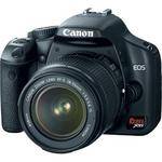 Canon Kit de C�mera Digital SLR EOS Rebel XSi (tamb�m conhecida como 450D) (Preto) com Lente 18-55mm IS 