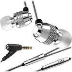 V-Moda Vibe Duo Headset Earphones with Microphone (Chrome)