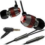 V-Moda Vibe Duo Headset Earphones with Microphone (Gunmetal Rouge)