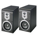 JBL ES20B 3-Way Bookshelf Speaker (Black, Pair)