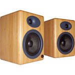 Audioengine A5N BAMBOO 2-Way Bookshelf Speaker (Caramel, Pair)