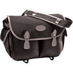 Billingham Packington Shoulder Bag (Black with Black Leather Trim)