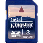 Kingston 16GB Class 4 SDHC Card