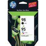HP / Hewlett-Packard 95/98 Twin Pack Ink Cartridges - Combo Pack (Black and Tri-Color) 