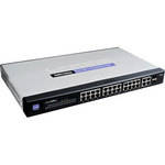 Linksys 24-Port 10/100 + 4-Port Gigabit Smart Switch with Resilient Clustering Technology